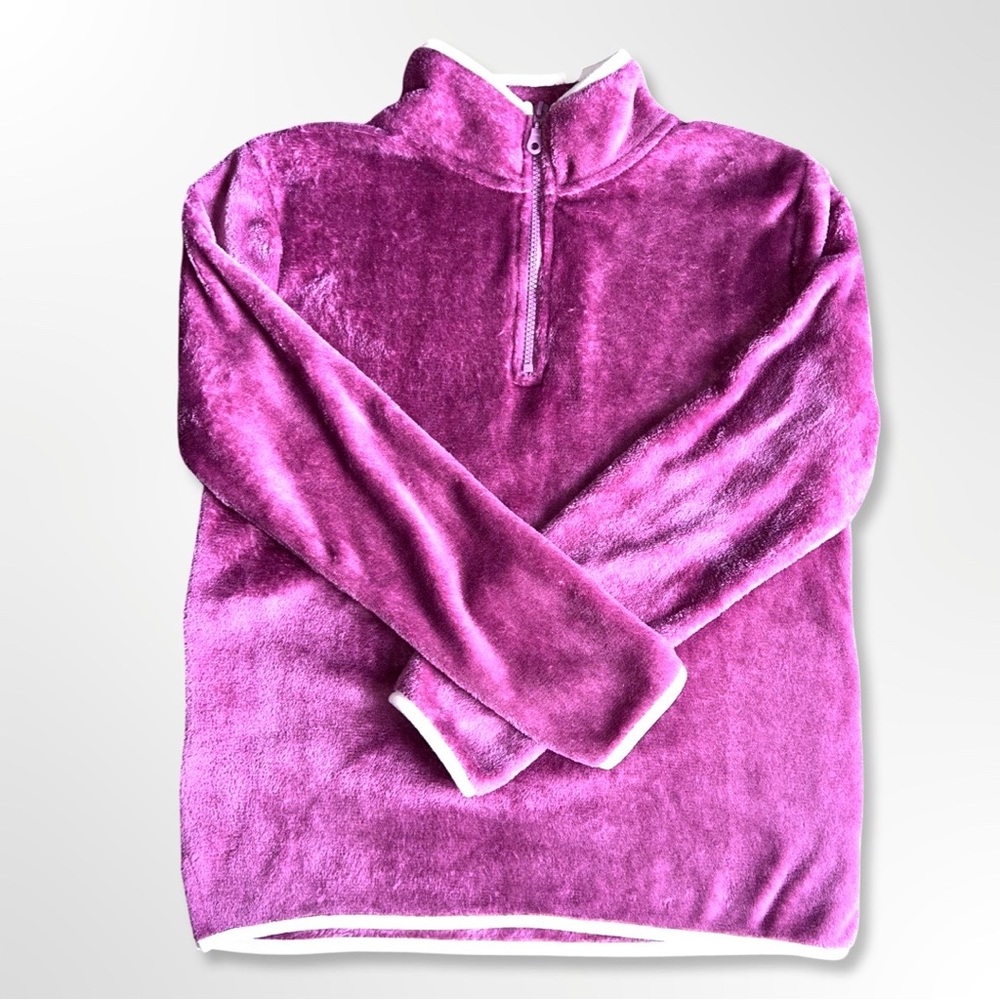 🪩4/$20!! Wallflower Half-Zip Fleece Magenta Pullover M 🪩4/$20!!